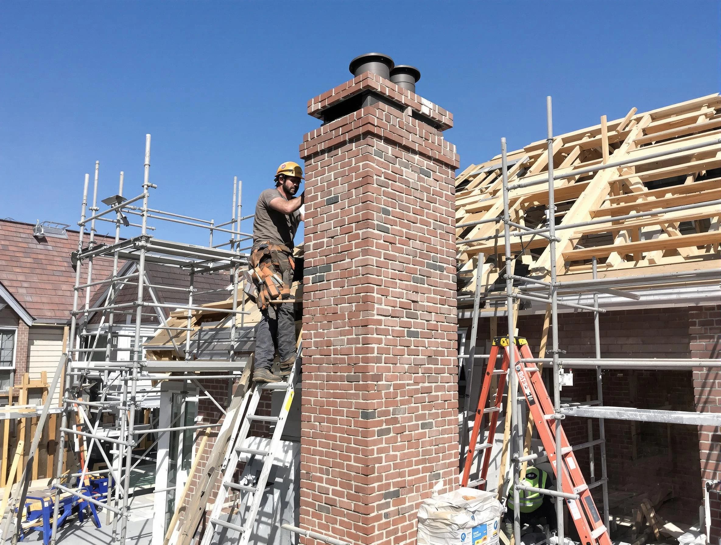 New chimney installation completed by White House Chimney Sweep in White House, TN
