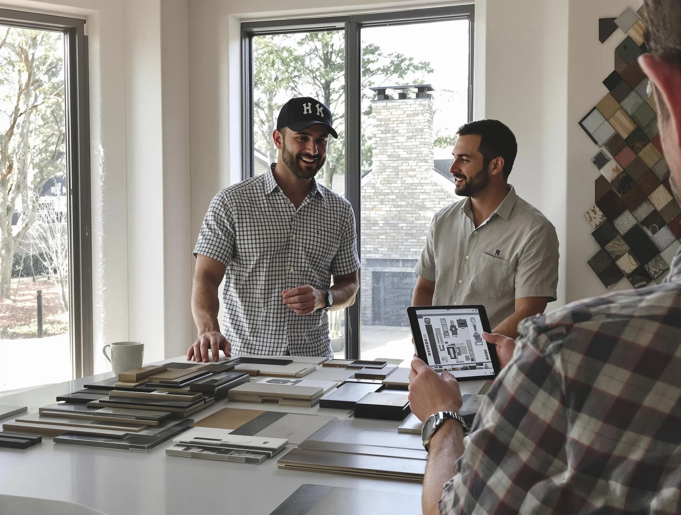 White House Chimney Sweep remodeling a chimney and fireplace in White House, TN