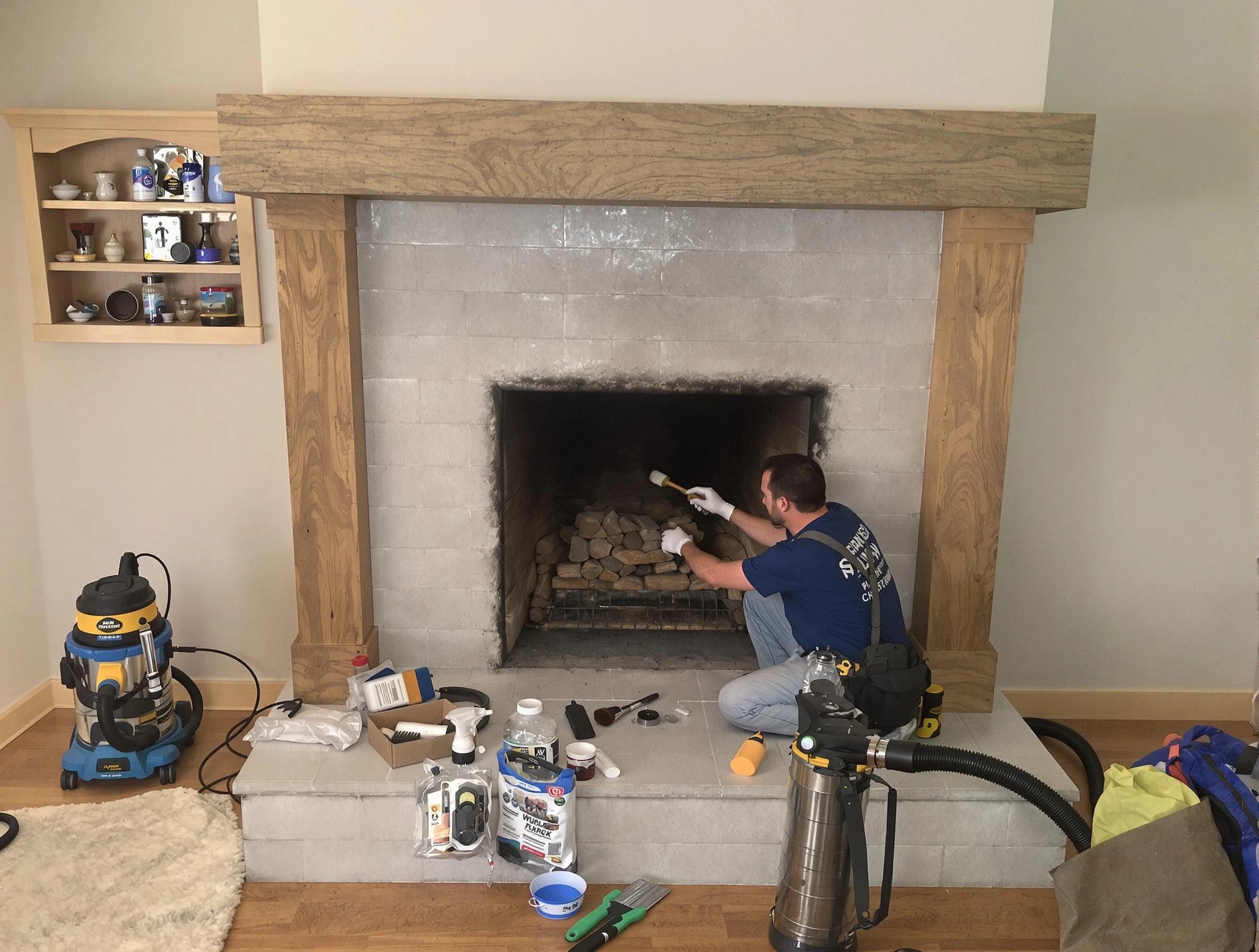 Detailed creosote removal process by White House Chimney Sweep in White House, TN