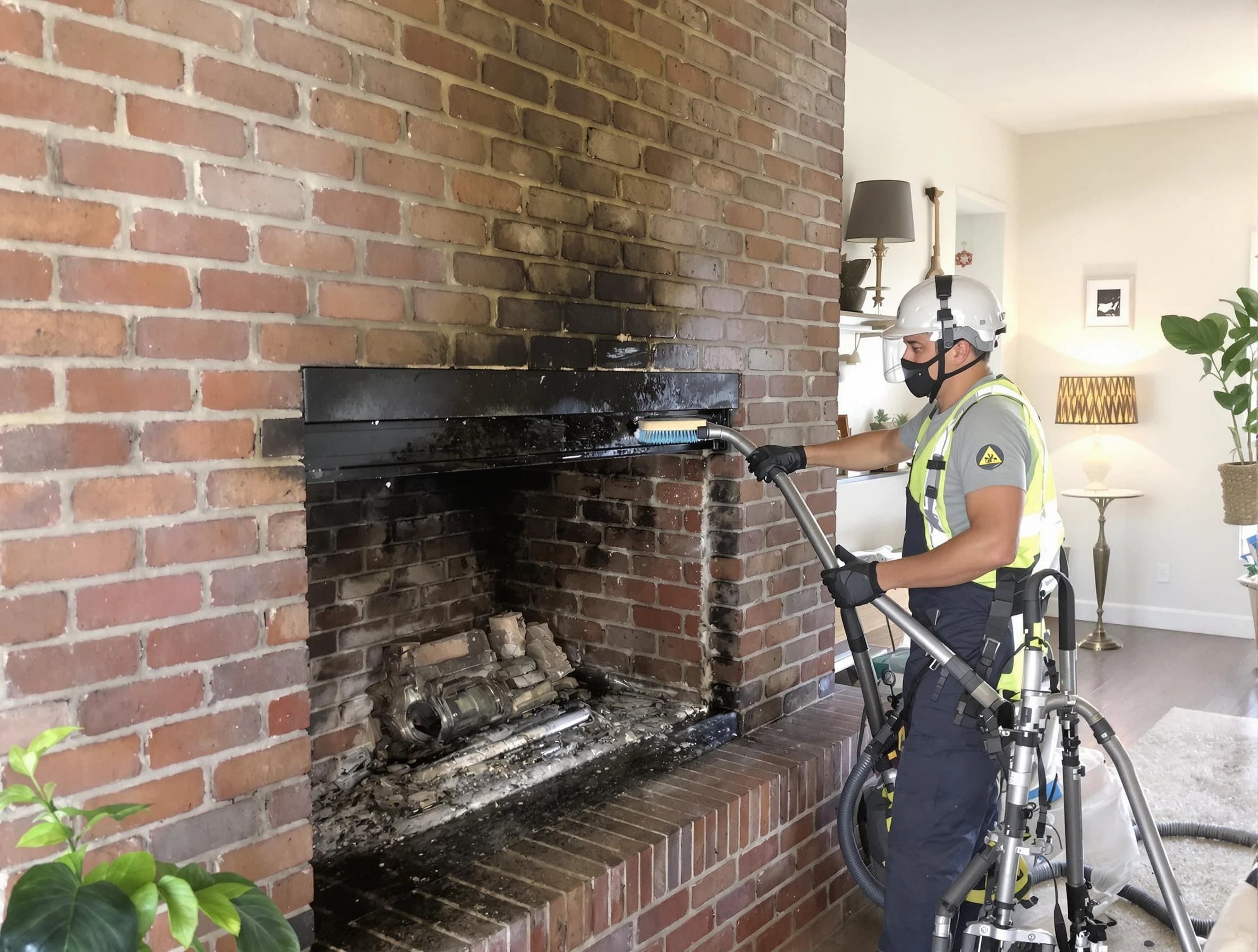 White House Chimney Sweep providing fireplace cleaning services in White House, TN