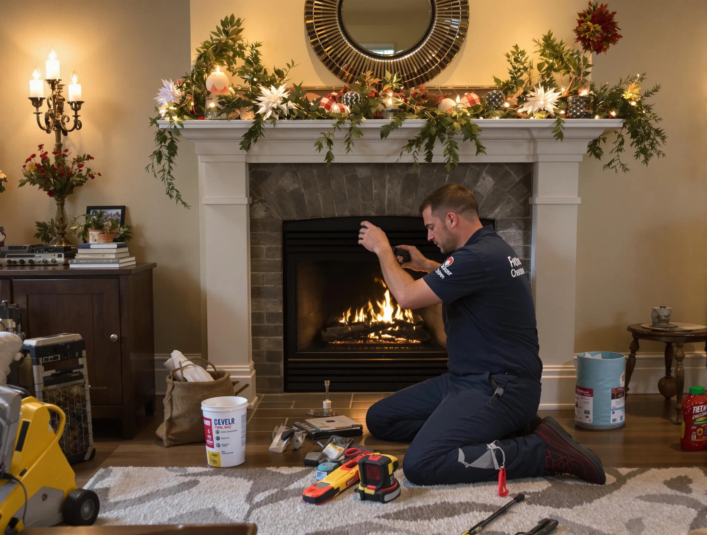 White House Chimney Sweep offering fireplace maintenance services in White House, TN