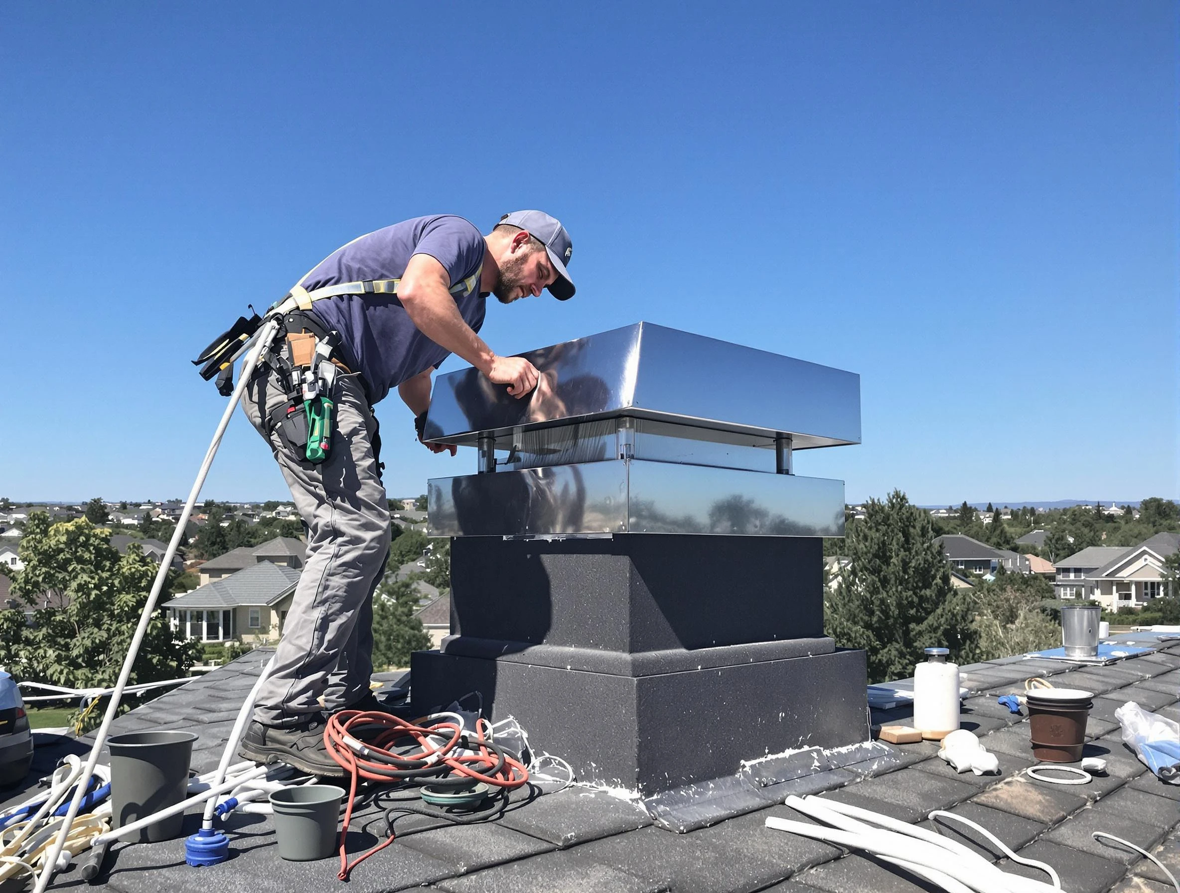 Chimney Cap Services service in White House, TN
