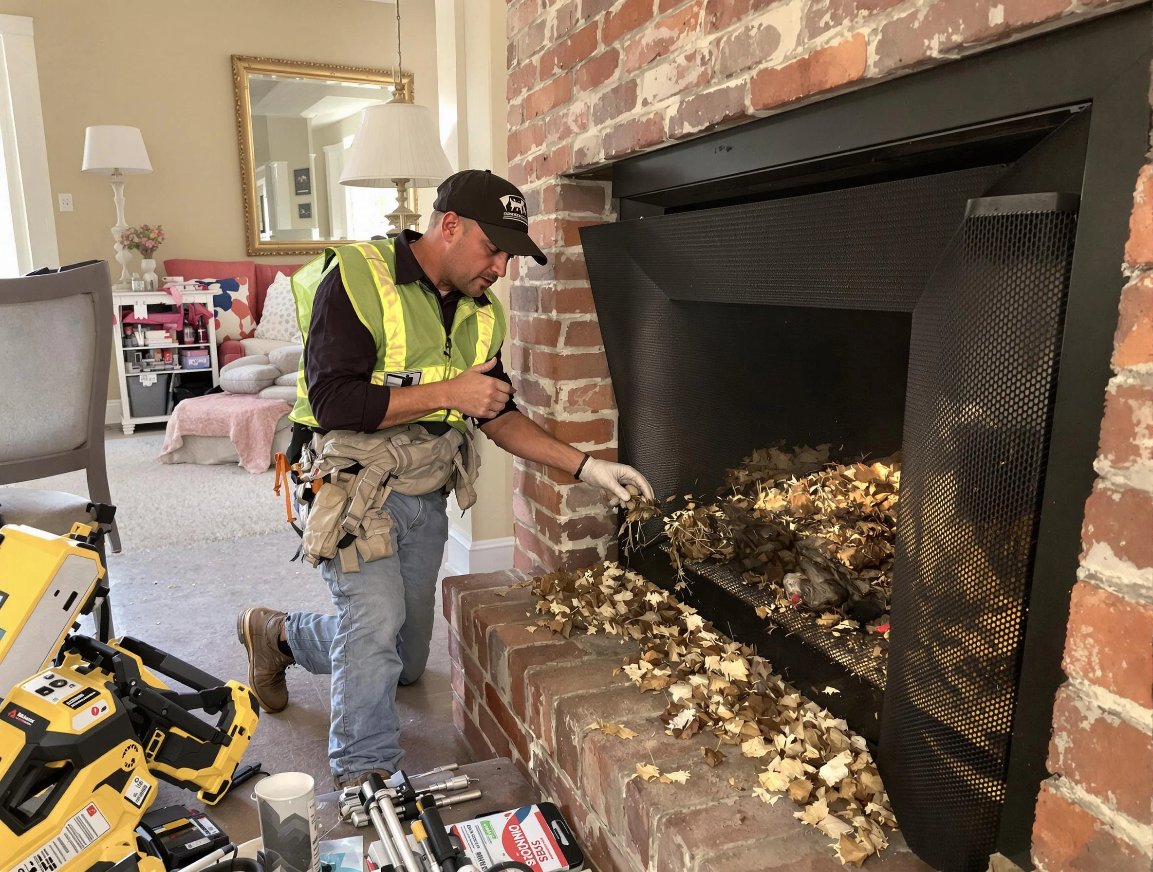 Safe screening installation by White House Chimney Sweep in White House, TN